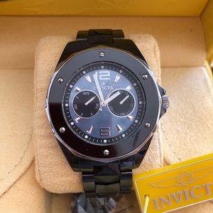 Invicta black ceramic men’s watch